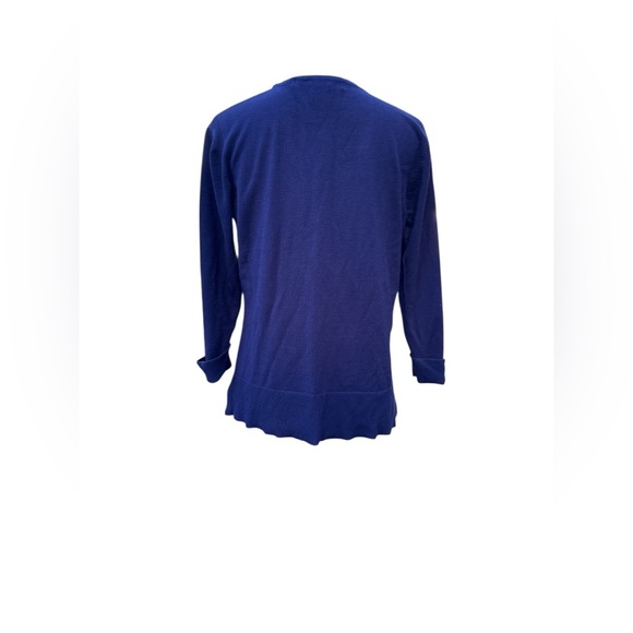 Gretchen Scott Blue Crewneck Sweater XS | Soft Knit Classic Pullover - Picture 4 of 7